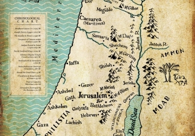 First Century Israel Map image
